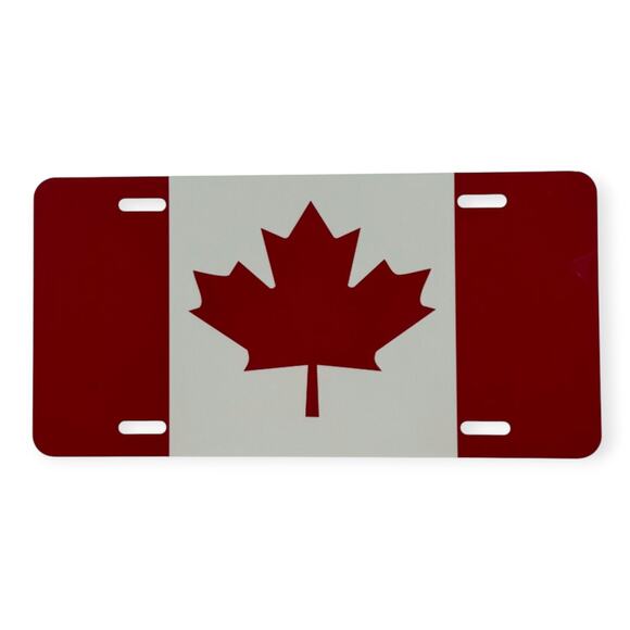 Canada Flag Vanity Plate - Picture 1 of 1